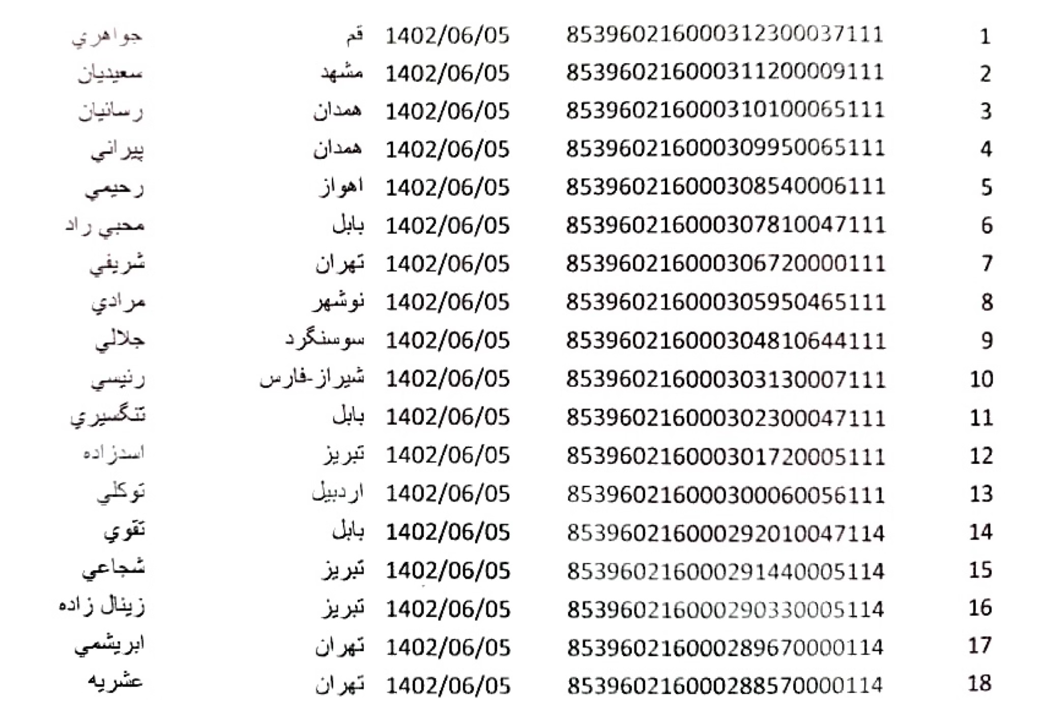 هفته اول شهریور (شماره ۵)