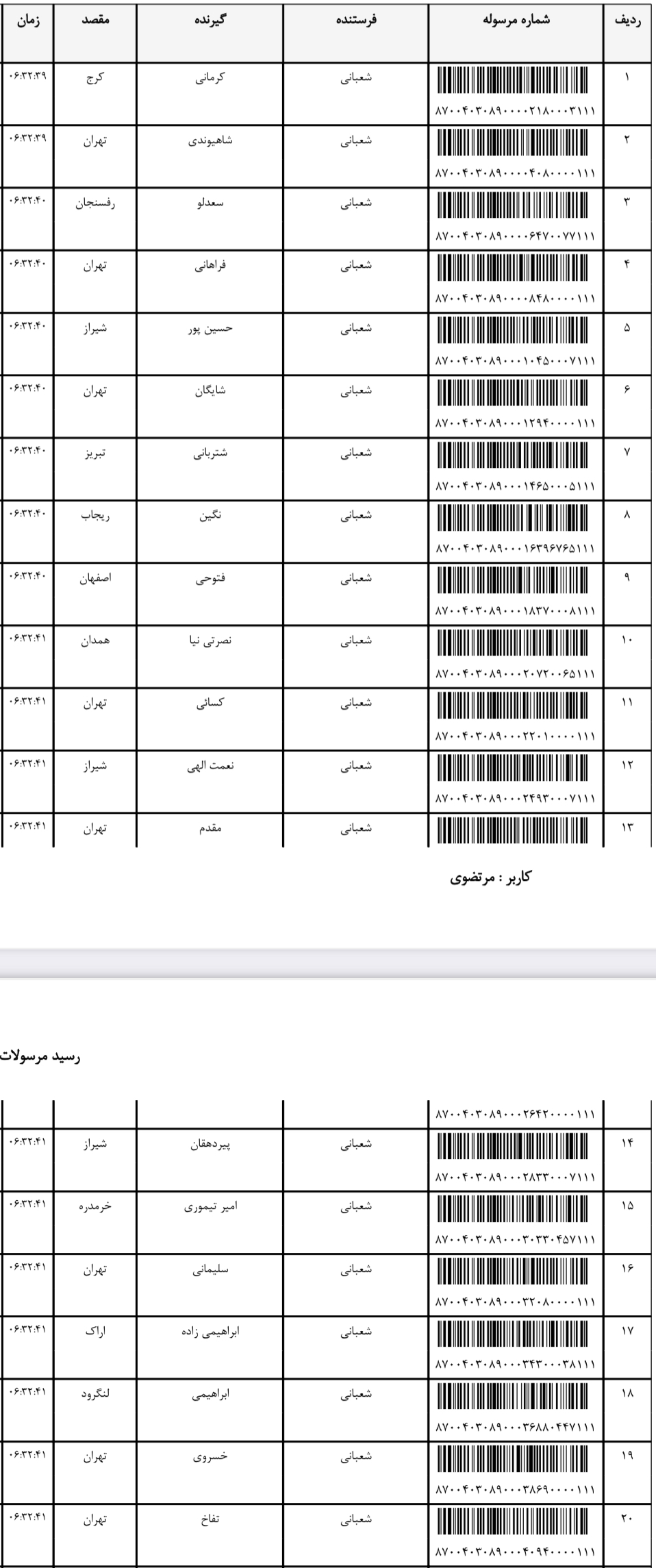 ارسال ۲۷ خرداد (فایل۱)