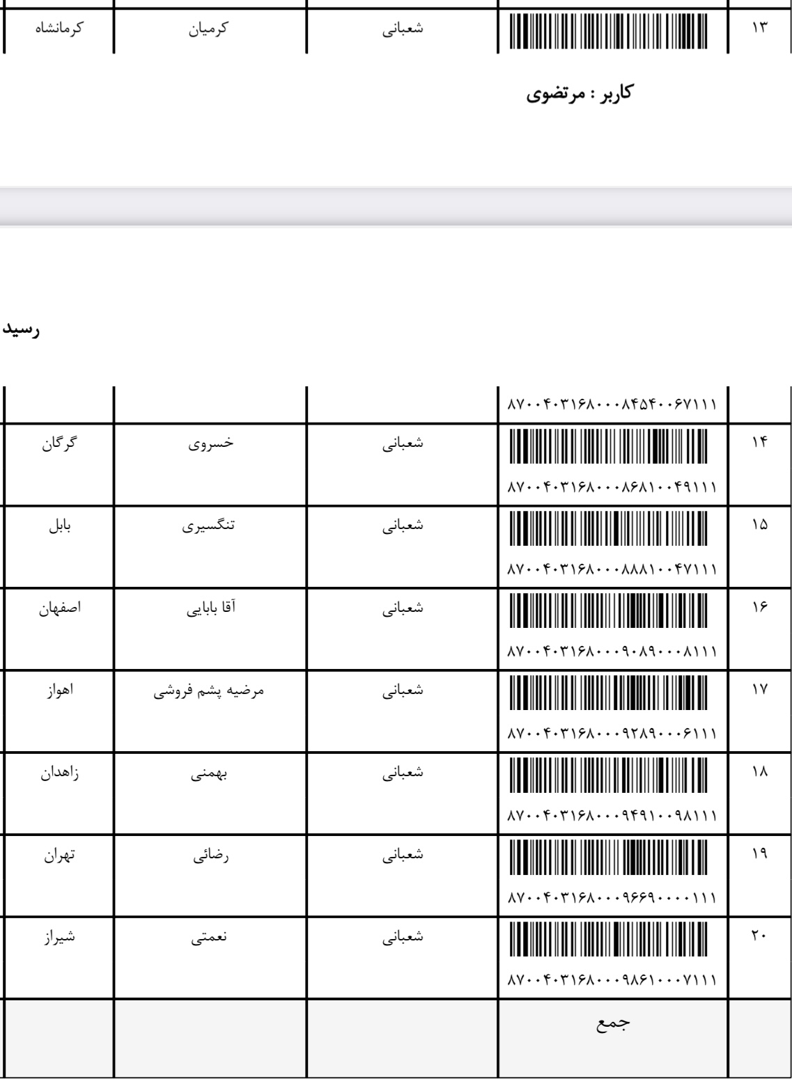 ارسال ۱۳ شهریور (فایل ۴)