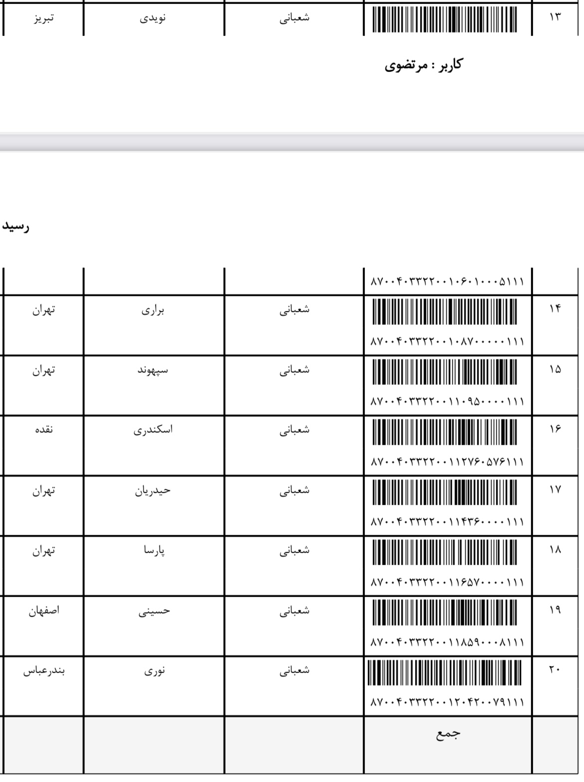 ارسالی ۱۶ بهمن (فایل۴)