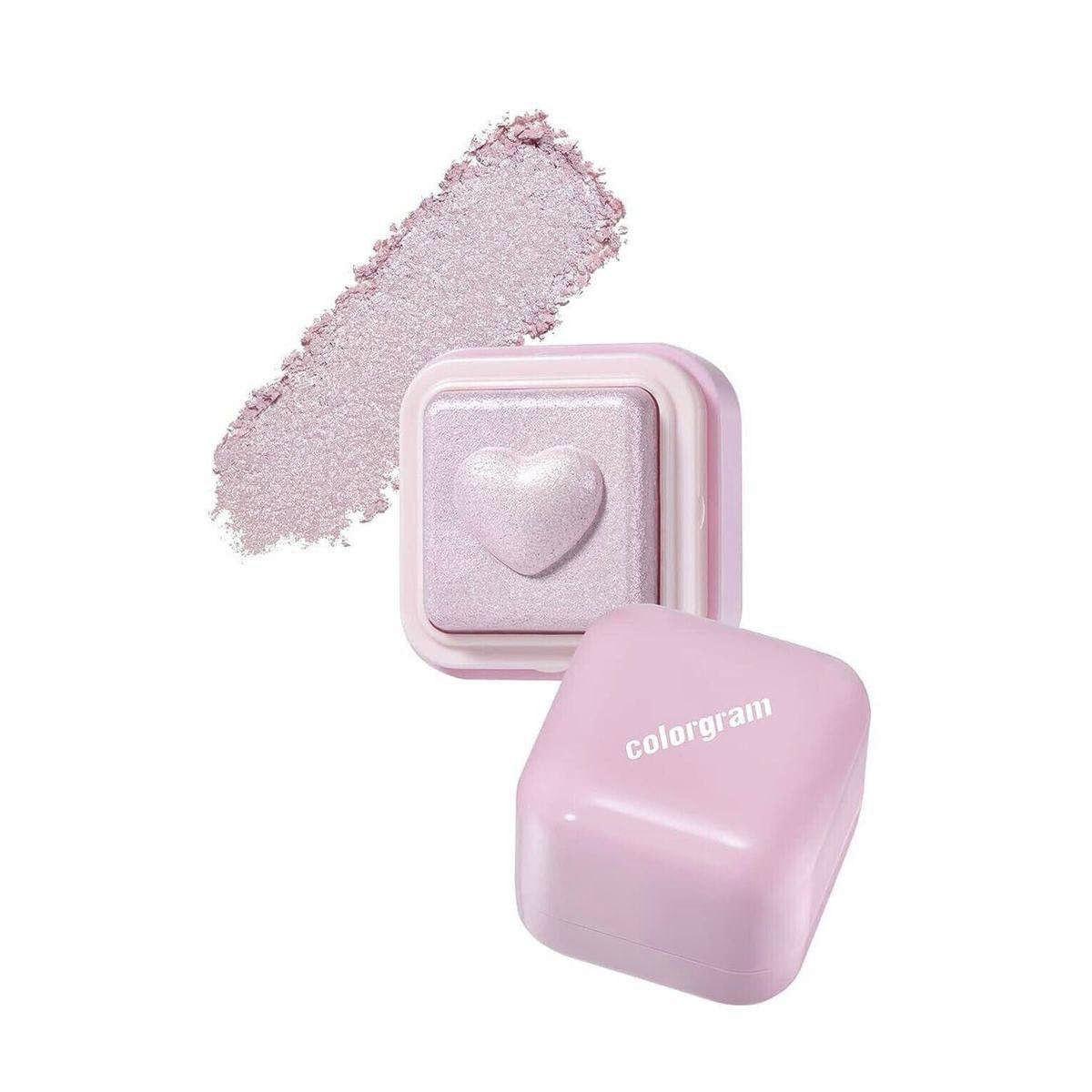 هایلایتر قلبی صورتی ملایم Milk Bling از برند کالرگرام